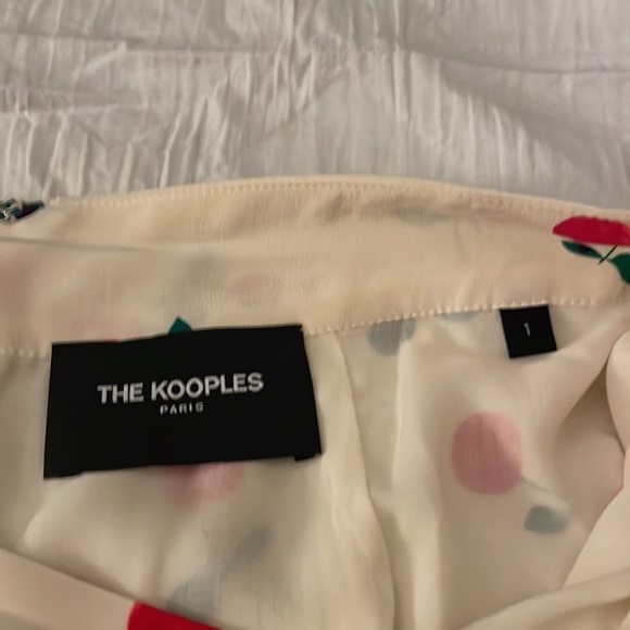 THE KOOPLES Cherry-Print Silk Mini Skirt - Picture 6 of 6